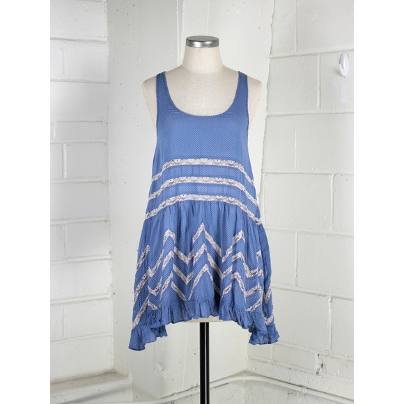 Free People Tops - Free People lace tank tunic